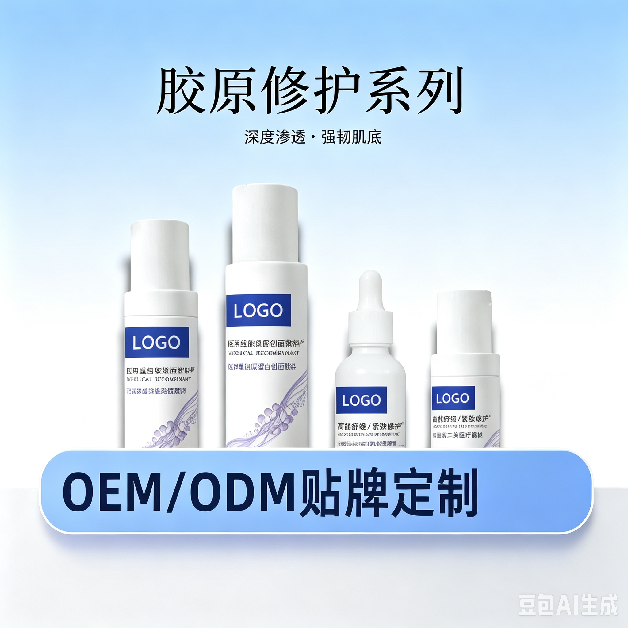水乳霜胶原维护系列 起订量5000盒